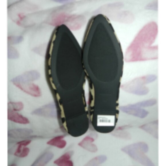 Mia KERRI Women's Leopard Knit Pointed Toe Flats🆕📦⌚🏃🏻💨⚡🚚 - Picture 10 of 15